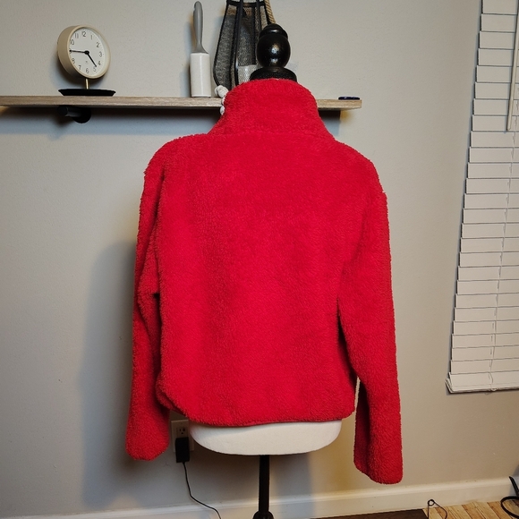 Old Navy  Red Teddy Jacket - Picture 2 of 3